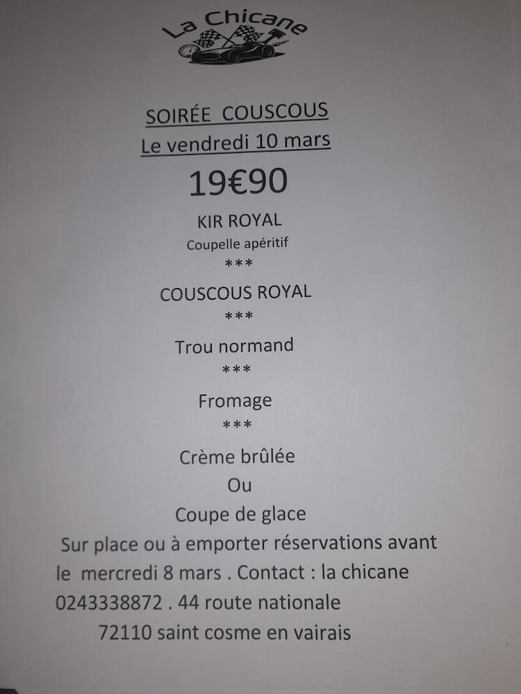 La Chicane - Menu Image 1